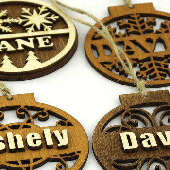 Intra απο ξύλο plywood 3mm-4mm πάχος – Ξύλινα χριστουγεννιάτικα παιχνίδια. Αρχείο κοπής με λέιζερ Δίασταση  20x20 cm INTRAFABR-85462249 - Image 2