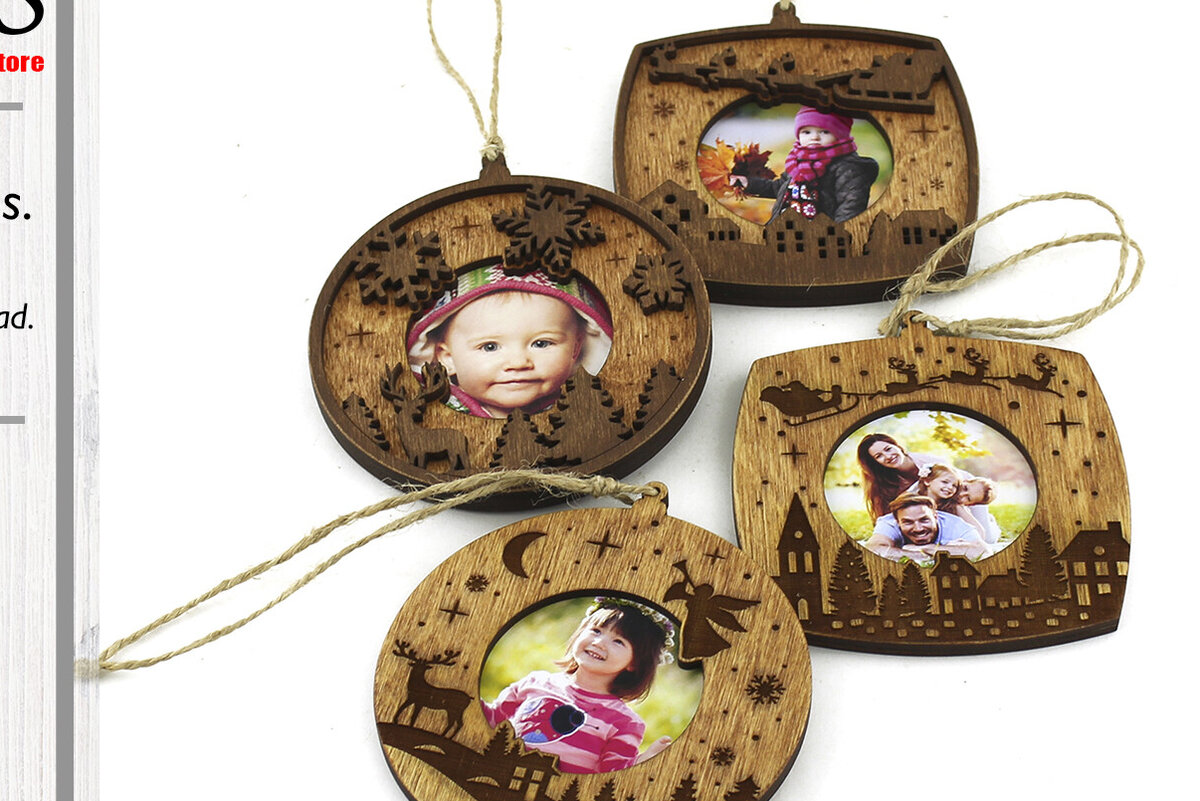 Intra απο ξύλο plywood 3mm-4mm πάχος – Ξύλινα χριστουγεννιάτικα παιχνίδια με φωτογραφία Δίασταση  20x20 cm INTRAFABR-86285735