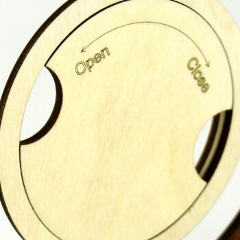 Intra απο ξύλο plywood 3mm-4mm πάχος – Ξύλινο χριστουγεννιάτικο δέντρο με φωτογραφία Δίασταση  20x20 cm INTRAFABR-85466125 - Image 4