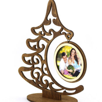 Intra απο ξύλο plywood 3mm-4mm πάχος – Ξύλινο χριστουγεννιάτικο δέντρο με φωτογραφία Δίασταση  20x20 cm INTRAFABR-85466125 - Image 9