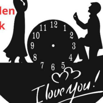 Intra απο ξύλο plywood 3mm-4mm πάχος – Ξύλινο ρολόι Δίασταση  20x20 cm INTRAFABR-110275847 - Image 1