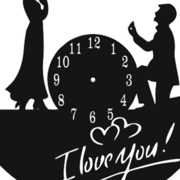 Intra απο ξύλο plywood 3mm-4mm πάχος – Ξύλινο ρολόι Δίασταση  20x20 cm INTRAFABR-110275847 - Image 2