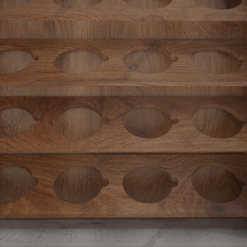 Intra απο ξύλο plywood 3mm-4mm πάχος – Ξύλινη βάση στήριξης για κάψουλες καφέ Δίασταση  20x20 cm INTRAFABR-94398661 - Image 2