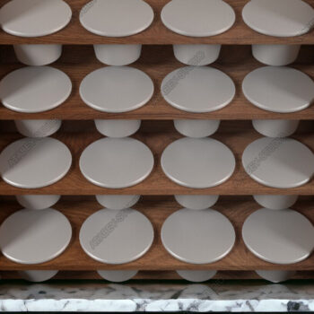 Intra απο ξύλο plywood 3mm-4mm πάχος – Ξύλινη βάση στήριξης για κάψουλες καφέ Δίασταση  20x20 cm INTRAFABR-94398661 - Image 5