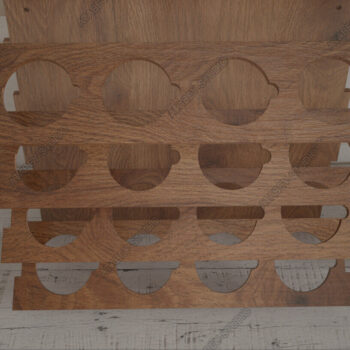 Intra απο ξύλο plywood 3mm-4mm πάχος – Ξύλινη βάση στήριξης για κάψουλες καφέ Δίασταση  20x20 cm INTRAFABR-94398661 - Image 7