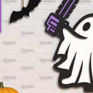 Intra απο ξύλο plywood 3mm-4mm πάχος – Ξύλινο χαριτωμένο  κοπής με λέιζερ φάντασμα Δίασταση  20x20 cm INTRAFABR-104303352