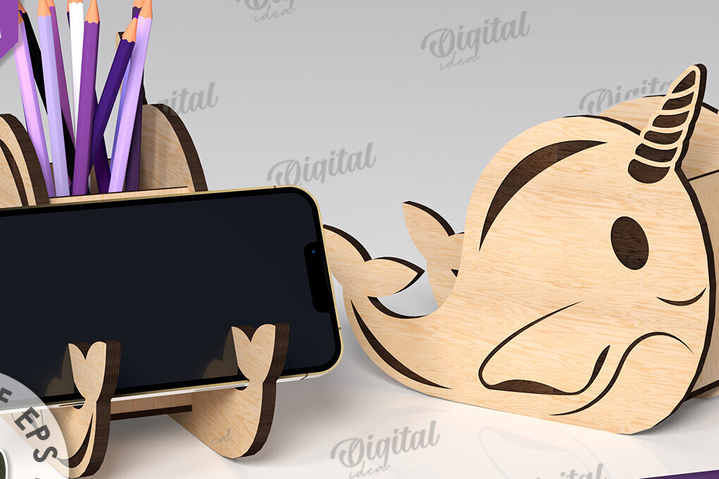 Intra απο ξύλο plywood 3mm-4mm πάχος – Ξύλινη χαριτωμένη θήκη για στυλό Cut Laser Δίασταση  20x20 cm INTRAFABR-112435393