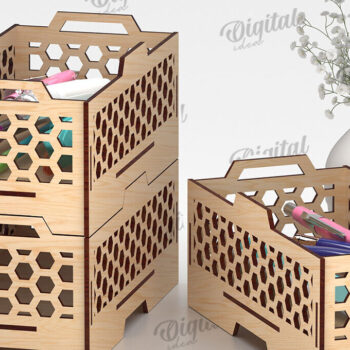 Intra απο ξύλο plywood 3mm-4mm πάχος – Ξύλινα διακοσμητικά κουτιά LaserCut Bundle Δίασταση  20x20 cm INTRAFABR-109743089 - Image 5