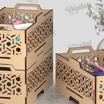 Intra απο ξύλο plywood 3mm-4mm πάχος – Ξύλινα διακοσμητικά κουτιά LaserCut Bundle Δίασταση  20x20 cm INTRAFABR-109743089 - Image 6