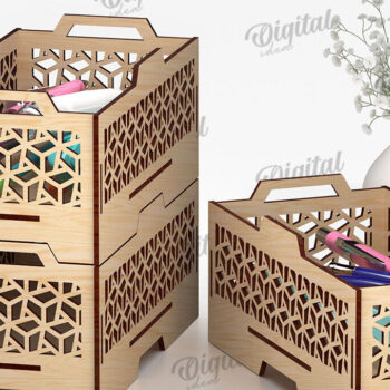 Intra απο ξύλο plywood 3mm-4mm πάχος – Ξύλινα διακοσμητικά κουτιά LaserCut Bundle Δίασταση  20x20 cm INTRAFABR-109743089 - Image 7