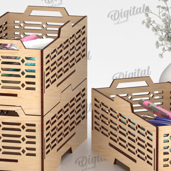 Intra απο ξύλο plywood 3mm-4mm πάχος – Ξύλινα διακοσμητικά κουτιά LaserCut Bundle Δίασταση  20x20 cm INTRAFABR-109743089 - Image 11