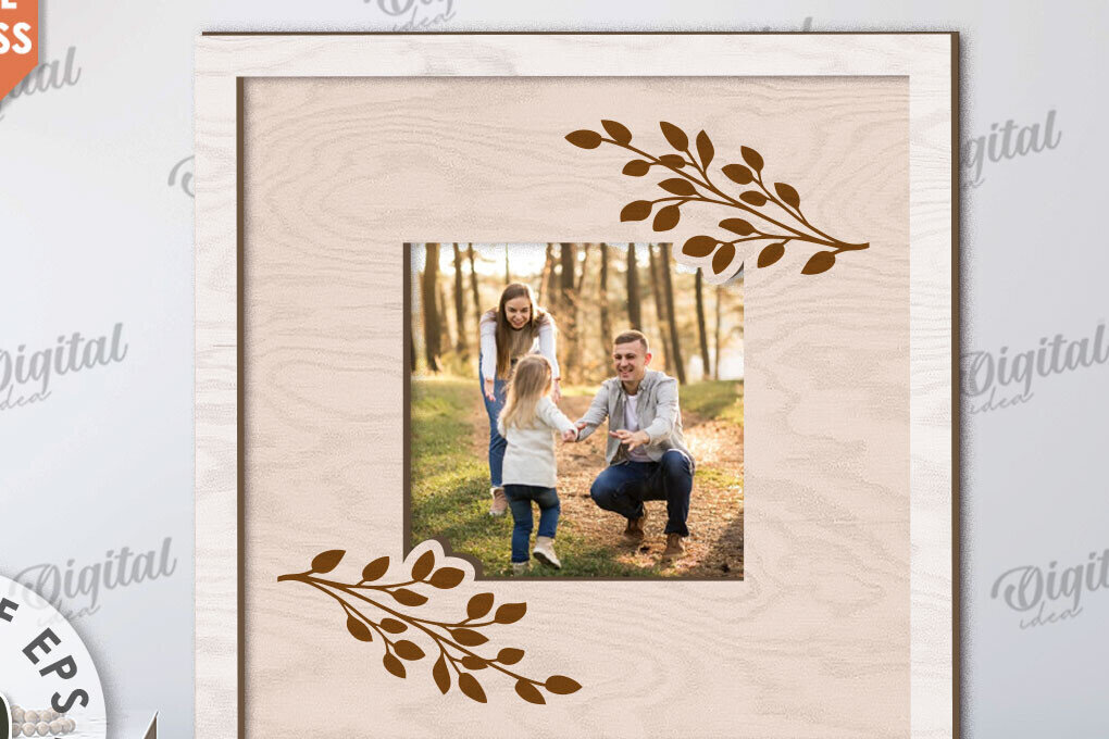 Intra απο ξύλο plywood 3mm-4mm πάχος – Ξύλινο Διακοσμητικό Πλαίσιο Κοπή Laser Δίασταση  40x30 cm INTRAFABR-112892153