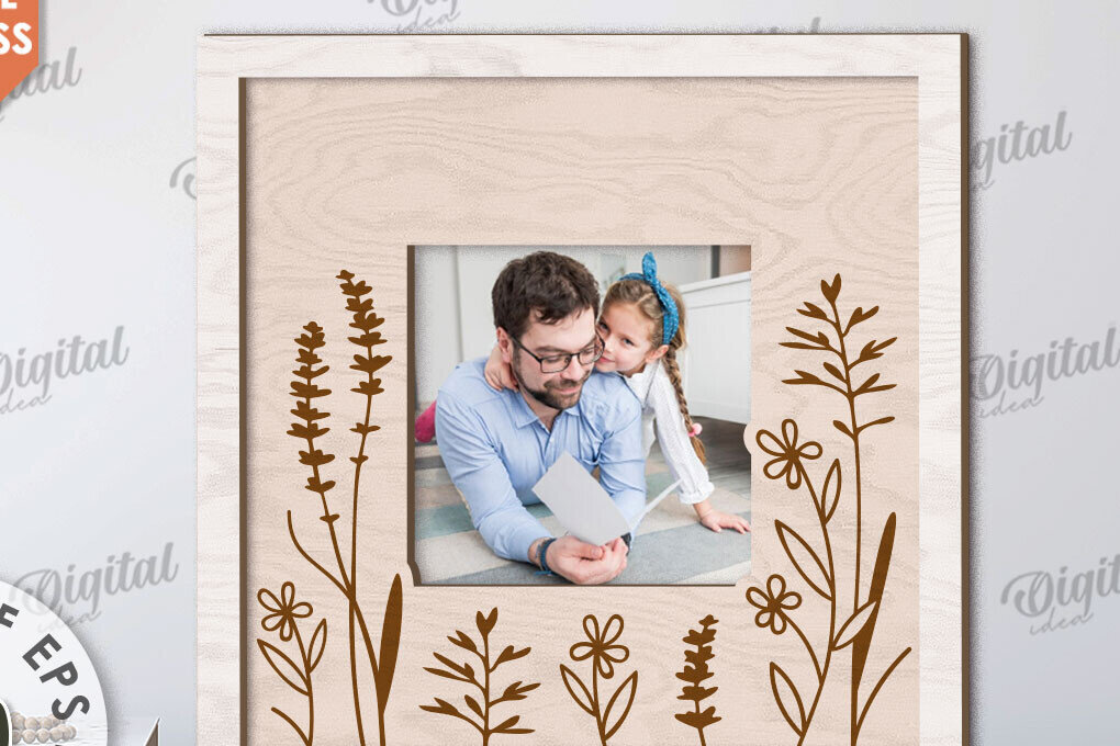 Intra απο ξύλο plywood 3mm-4mm πάχος – Ξύλινο Διακοσμητικό Πλαίσιο Κοπή Laser Δίασταση  40x30 cm INTRAFABR-112892188