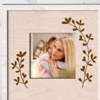 Intra απο ξύλο plywood 3mm-4mm πάχος – Ξύλινο Διακοσμητικό Πλαίσιο Κοπή Laser Δίασταση  40x30 cm INTRAFABR-112892226 - Image 1