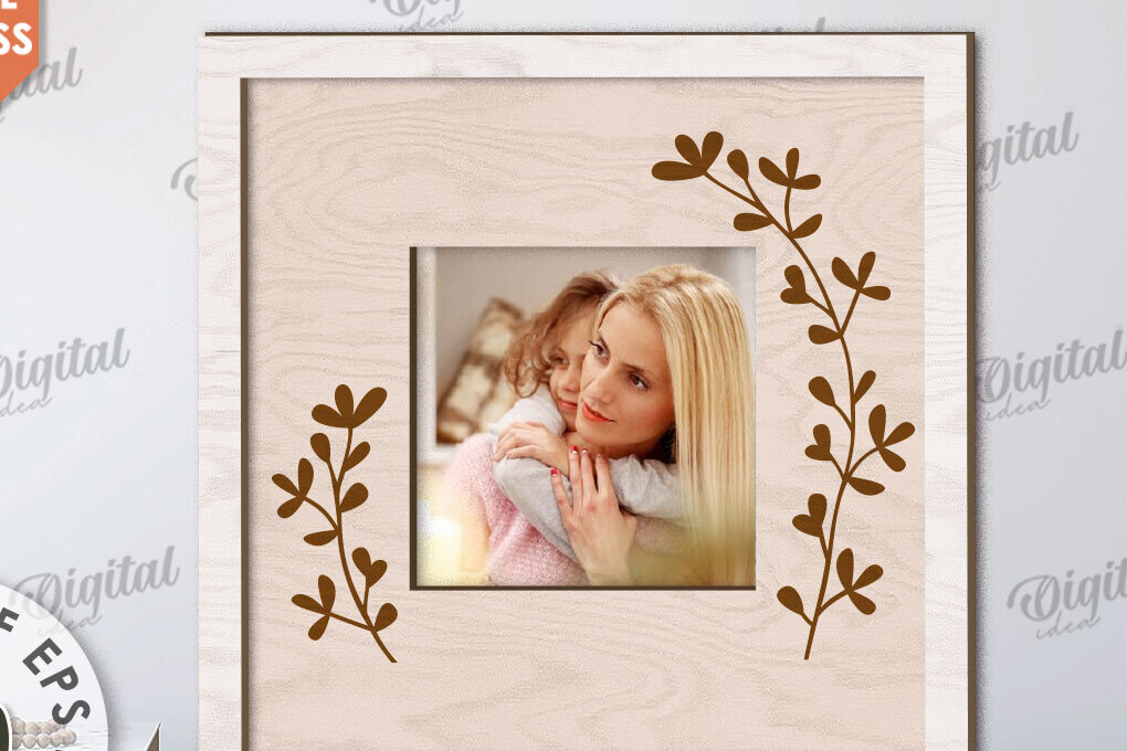 Intra απο ξύλο plywood 3mm-4mm πάχος – Ξύλινο Διακοσμητικό Πλαίσιο Κοπή Laser Δίασταση  40x30 cm INTRAFABR-112892226