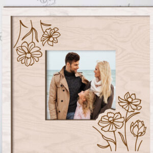 Intra απο ξύλο plywood 3mm-4mm πάχος – Ξύλινο Διακοσμητικό Πλαίσιο Κοπή Laser Δίασταση  40x30 cm INTRAFABR-112892415