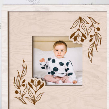 Intra απο ξύλο plywood 3mm-4mm πάχος – Ξύλινο Διακοσμητικό Πλαίσιο Κοπή Laser Δίασταση  40x30 cm INTRAFABR-112891342 - Image 1