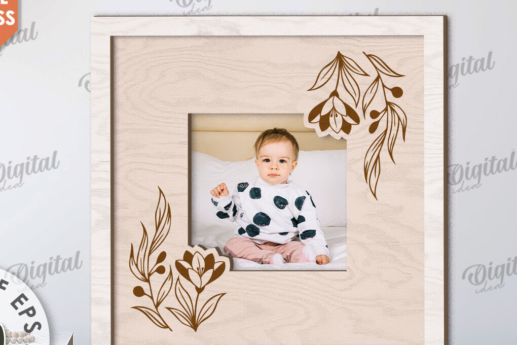 Intra απο ξύλο plywood 3mm-4mm πάχος – Ξύλινο Διακοσμητικό Πλαίσιο Κοπή Laser Δίασταση  40x30 cm INTRAFABR-112891342