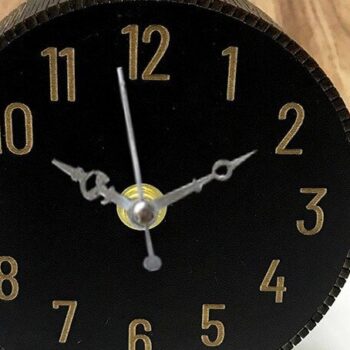 Intra απο ξύλο plywood 3mm-4mm πάχος – Ξύλινο ρολόι γραφείου Δίασταση  20x20 cm INTRAFABR-37888960 - Image 1