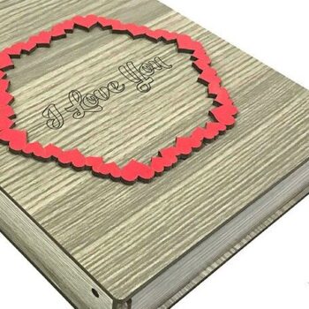 Intra απο ξύλο plywood 3mm-4mm πάχος – Ξύλινο Επιτραπέζιο Ρολόι με Μηχανισμό Δίασταση  20x20 cm INTRAFABR-35440854 - Image 4