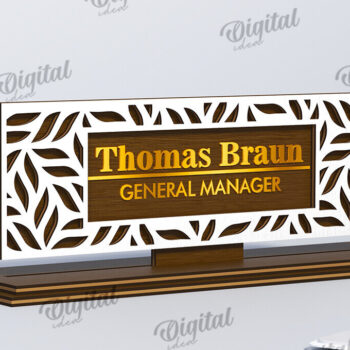 Intra απο ξύλο plywood 3mm-4mm πάχος – Ξύλινες πλάκες ονομάτων γραφείου Πακέτο LaserCut Δίασταση  20x20 cm INTRAFABR-116491496 - Image 13