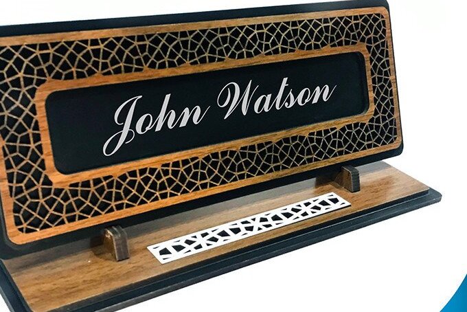 Intra απο ξύλο plywood 3mm-4mm πάχος – Ξύλινες πινακίδες γραφείου Δίασταση  20x20 cm INTRAFABR-35440819