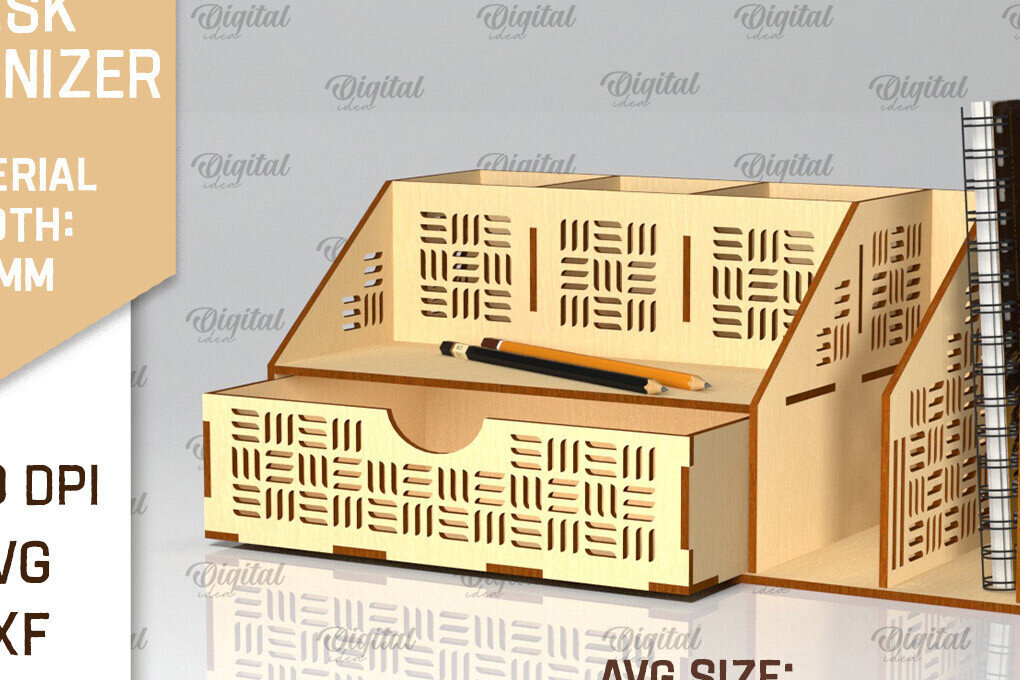 Intra απο ξύλο plywood 3mm-4mm πάχος – Ξύλινη οργάνωση γραφείου Δίασταση  20x20 cm INTRAFABR-98221312