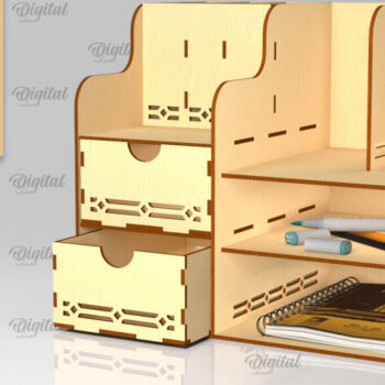 Intra απο ξύλο plywood 3mm-4mm πάχος – Ξύλινη οργάνωση γραφείου Δίασταση  20x20 cm INTRAFABR-98221101 - Image 1