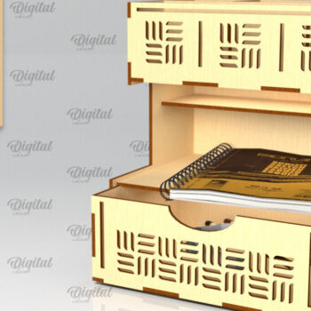 Intra απο ξύλο plywood 3mm-4mm πάχος – Ξύλινη οργάνωση γραφείου Δίασταση  20x20 cm INTRAFABR-98221140 - Image 1