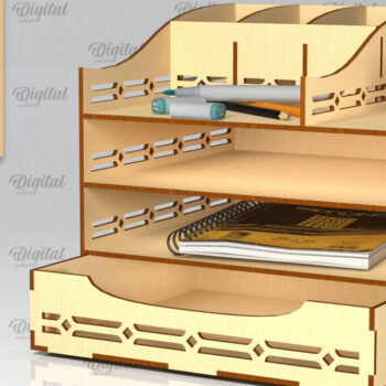 Intra απο ξύλο plywood 3mm-4mm πάχος – Ξύλινη οργάνωση γραφείου Δίασταση  20x20 cm INTRAFABR-98221174 - Image 1