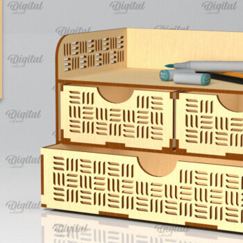 Intra απο ξύλο plywood 3mm-4mm πάχος – Ξύλινη οργάνωση γραφείου Δίασταση  20x20 cm INTRAFABR-98221279 - Image 1