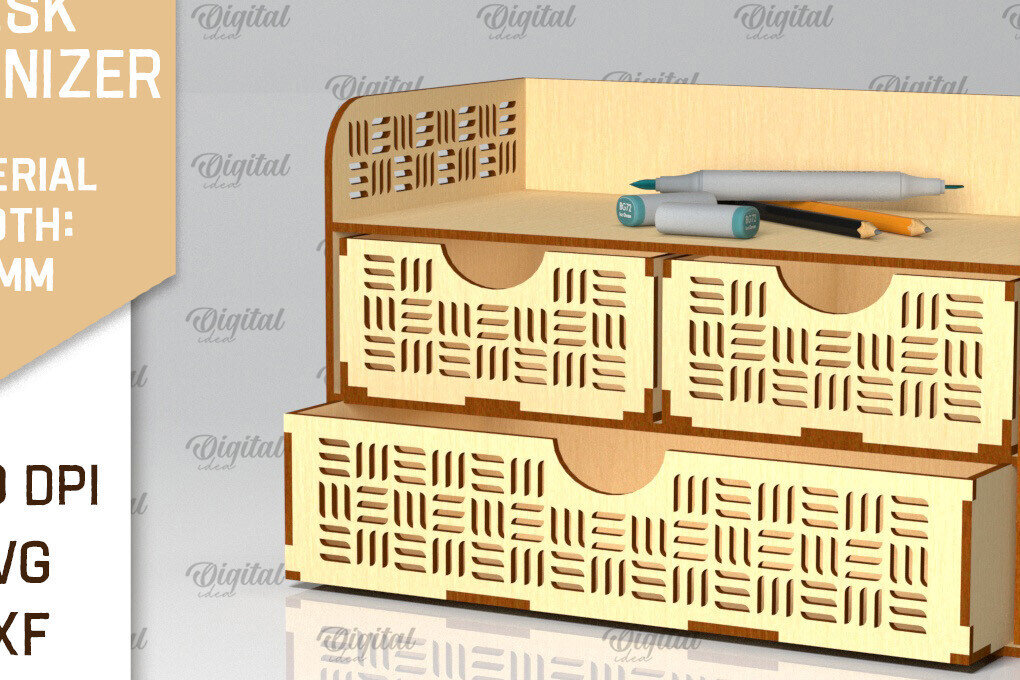 Intra απο ξύλο plywood 3mm-4mm πάχος – Ξύλινη οργάνωση γραφείου Δίασταση  20x20 cm INTRAFABR-98221279