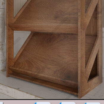 Intra απο ξύλο plywood 3mm-4mm πάχος – Ξύλινο Γραφείο Organizer Ράφι κοπής με λέιζερ Δίασταση  20x20 cm INTRAFABR-95002326 - Image 1