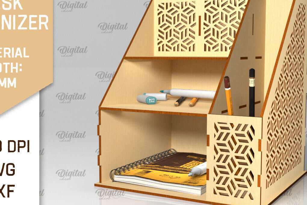 Intra απο ξύλο plywood 3mm-4mm πάχος – Ξύλινη οργάνωση γραφείου Δίασταση  20x20 cm INTRAFABR-98220586