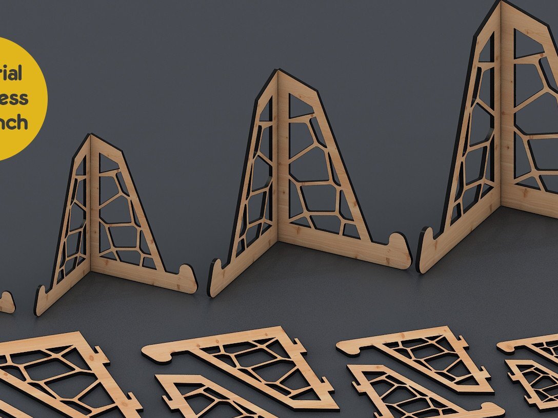 Intra απο ξύλο plywood 3mm-4mm πάχος – Ξύλινο καβαλέτο πλάκας βάσης οθόνης Δίασταση  20x20 cm INTRAFABR-43539822