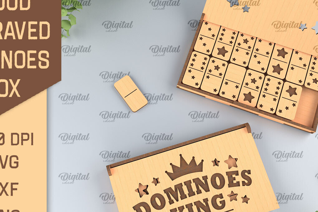 Intra απο ξύλο plywood 3mm-4mm πάχος – Ξύλινο Domino Box Δίασταση  20x20 cm INTRAFABR-95713639