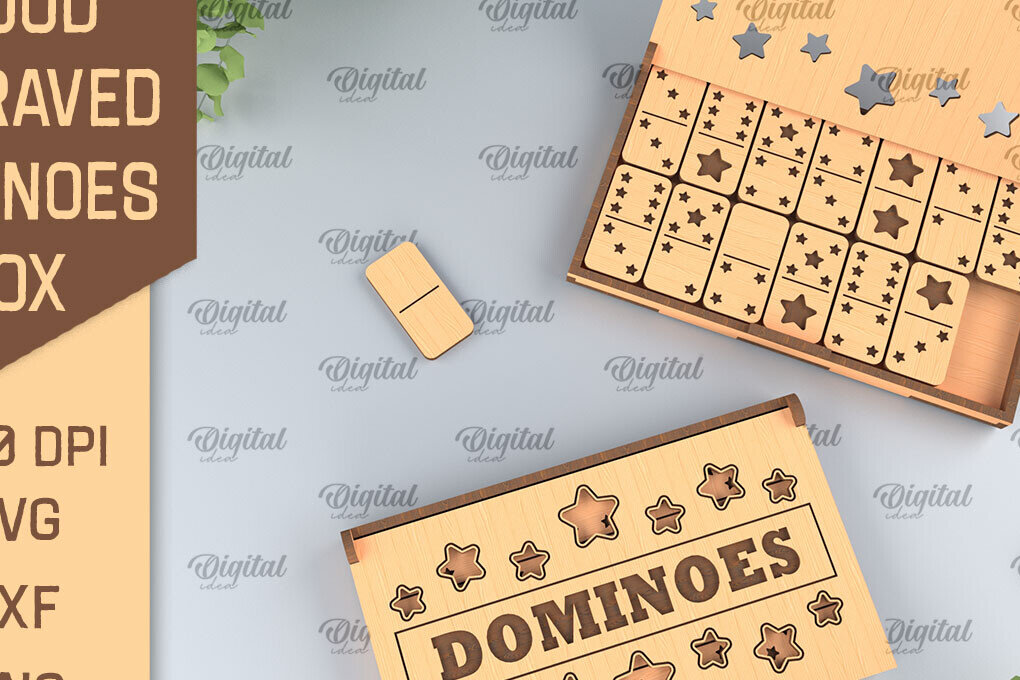 Intra απο ξύλο plywood 3mm-4mm πάχος – Ξύλινο Domino Box Δίασταση  20x20 cm INTRAFABR-95713782