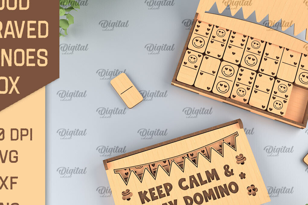 Intra απο ξύλο plywood 3mm-4mm πάχος – Ξύλινο Domino Box Δίασταση  20x20 cm INTRAFABR-95713797