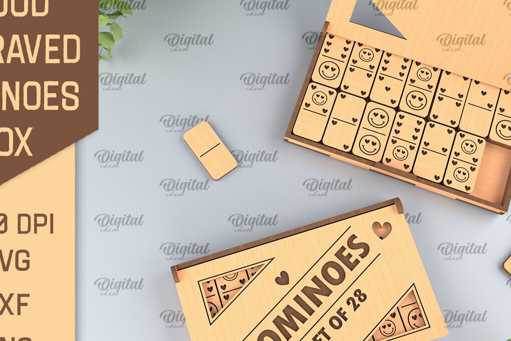 Intra απο ξύλο plywood 3mm-4mm πάχος – Ξύλινο Domino Box Δίασταση  20x20 cm INTRAFABR-95713835