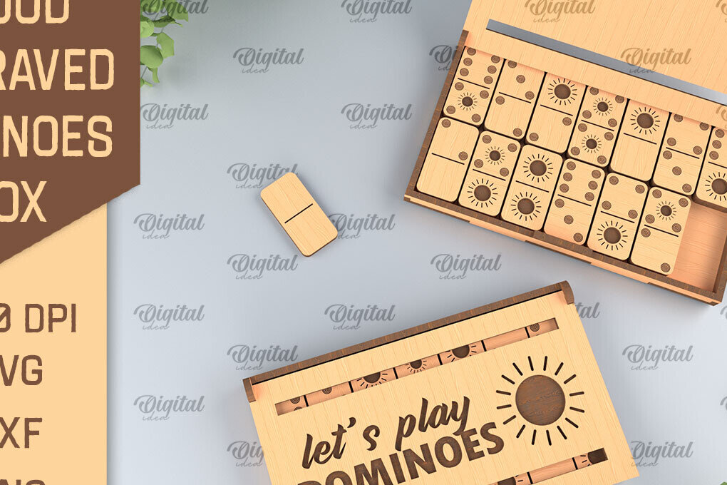 Intra απο ξύλο plywood 3mm-4mm πάχος – Ξύλινο Domino Box Δίασταση  20x20 cm INTRAFABR-95713503