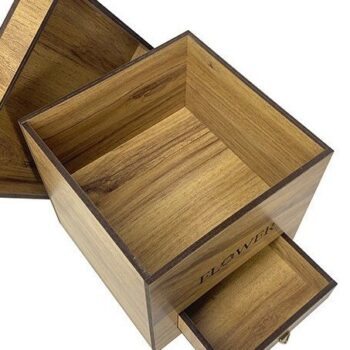 Intra απο ξύλο plywood 3mm-4mm πάχος – Ξύλινο Συρταριέρα Δίασταση  20x20 cm INTRAFABR-35441329 - Image 2