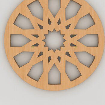 Intra απο ξύλο plywood 3mm-4mm πάχος – Πρότυπα κοπής ξύλινων σουβέρ 149 Δίασταση  20x20 cm INTRAFABR-58473785 - Image 2