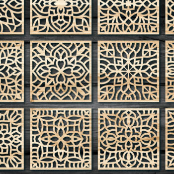 Intra απο ξύλο plywood 3mm-4mm πάχος – Ξύλινα σουβέρ για ποτό Δίασταση  20x20 cm INTRAFABR-63113331 - Image 1