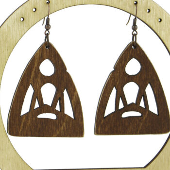 Intra απο ξύλο plywood 3mm-4mm πάχος – Ξύλινο Σκουλαρίκι. Αρχείο κοπής με λέιζερ. 5 Σχεδιασμός Δίασταση  5x5 cm INTRAFABR-96494654 - Image 3