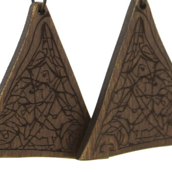 Intra απο ξύλο plywood 3mm-4mm πάχος – Ξύλινο Σκουλαρίκι. Αρχείο κοπής με λέιζερ. 5 Σχεδιασμός Δίασταση  5x5 cm INTRAFABR-96494654 - Image 5