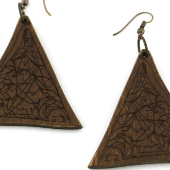 Intra απο ξύλο plywood 3mm-4mm πάχος – Ξύλινο Σκουλαρίκι. Αρχείο κοπής με λέιζερ. 5 Σχεδιασμός Δίασταση  5x5 cm INTRAFABR-96494654 - Image 12