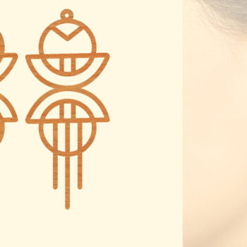 Intra απο ξύλο plywood 3mm-4mm πάχος – Ξύλινα Σκουλαρίκια Δίασταση  5x5 cm INTRAFABR-87307341 - Image 1