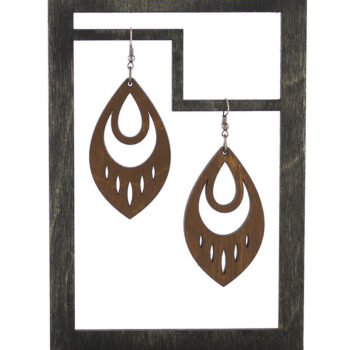 Intra απο ξύλο plywood 3mm-4mm πάχος – Ξύλινα Σκουλαρίκια. Αρχείο λέιζερ. 10 σχέδια Δίασταση  5x5 cm INTRAFABR-97296628 - Image 2