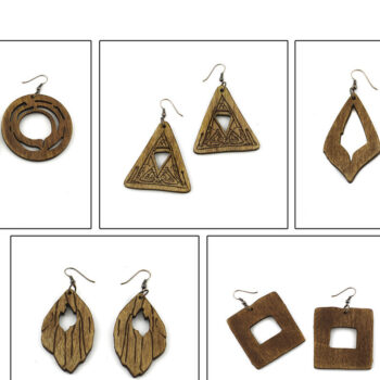 Intra απο ξύλο plywood 3mm-4mm πάχος – Ξύλινα Σκουλαρίκια. Αρχείο λέιζερ Δίασταση  5x5 cm INTRAFABR-96555040 - Image 6