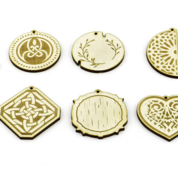 Intra απο ξύλο plywood 3mm-4mm πάχος – Ξύλινα Σκουλαρίκια. Αρχείο λέιζερ Δίασταση  5x5 cm INTRAFABR-96197900 - Image 5